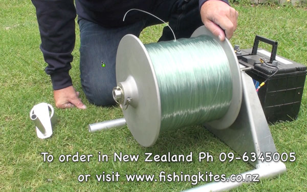 Powerful Kontiki and Kite Fishing Winch With 12 Volt 230 Watt DC