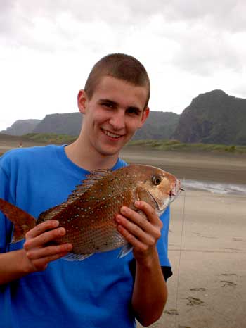 Guided Fishing Trips - snapper catch