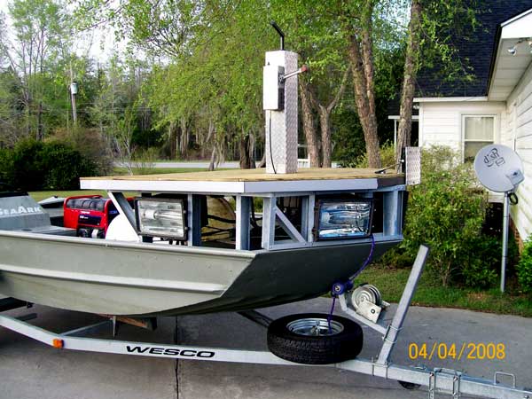 Flounder Gigging Boats in New