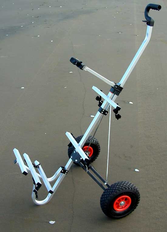 Beach Fishing Carts - Aluminium Folding Beach Utility Cart