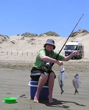 fishing girl