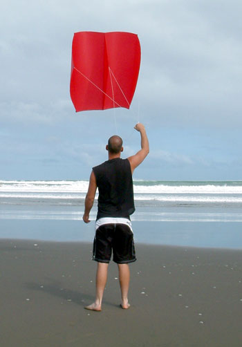 launching the kite