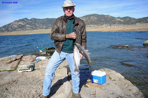 Three nice trout caught at colorado springs